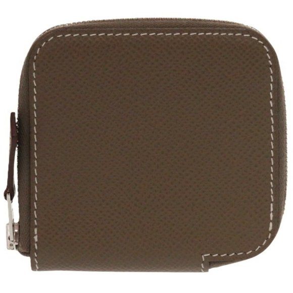 Hermès Azap Silkin Compact Mini H069647CK AI Epsom Leather Coin Case with Z S... - Picture 1 of 9